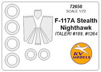 F-117A Stealth / Nighthawk (ITALERI) + wheels masks