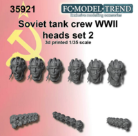 Soviet tank crew heads, set 2 - Image 1
