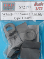 Wheels for Vomag 7 or 660, type 1 hard